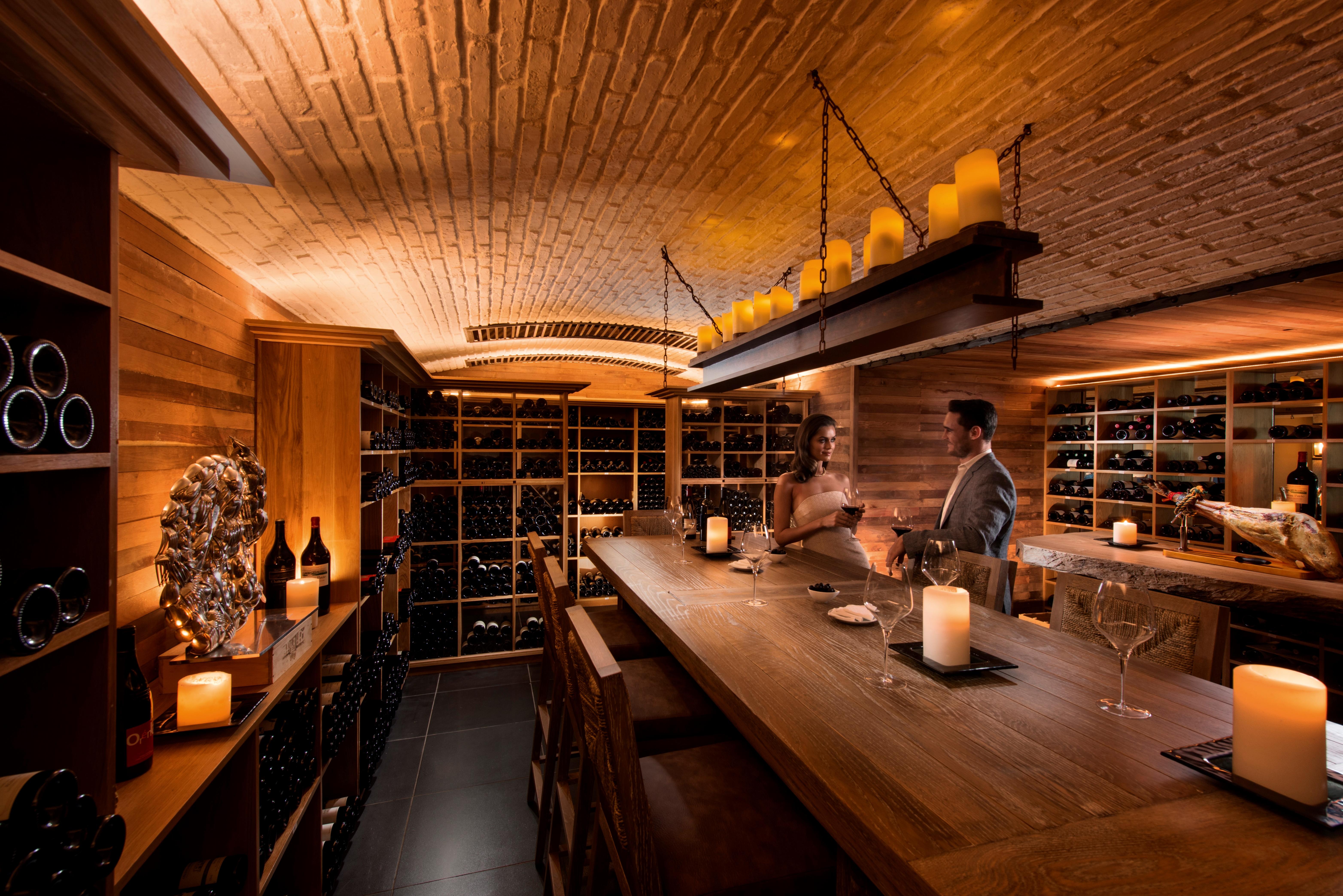 Constance Belle Mare Plage Luaran gambar The wine bar at the hotel